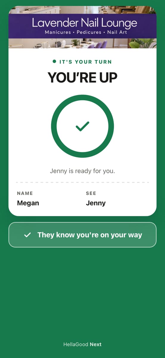 Smart pass: You're up, Jenny is ready for you