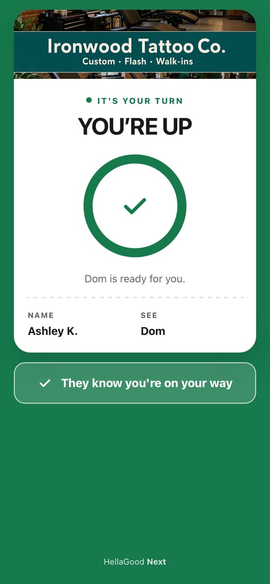 Smart pass: it's your turn, Dom is ready